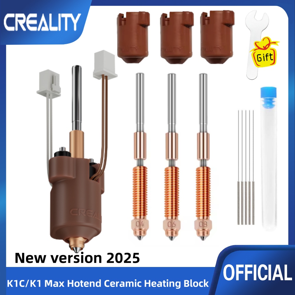 High Flow Ceramic Hotend - Creality officiële K1C keramische verwarmingsblokset Quick-swap