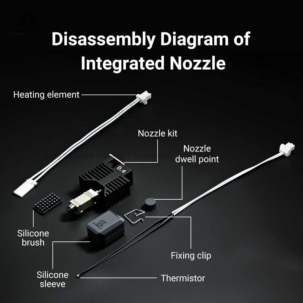 Volledig geassembleerde hotend - High Flow Ceramic Hotend recensie en prijs