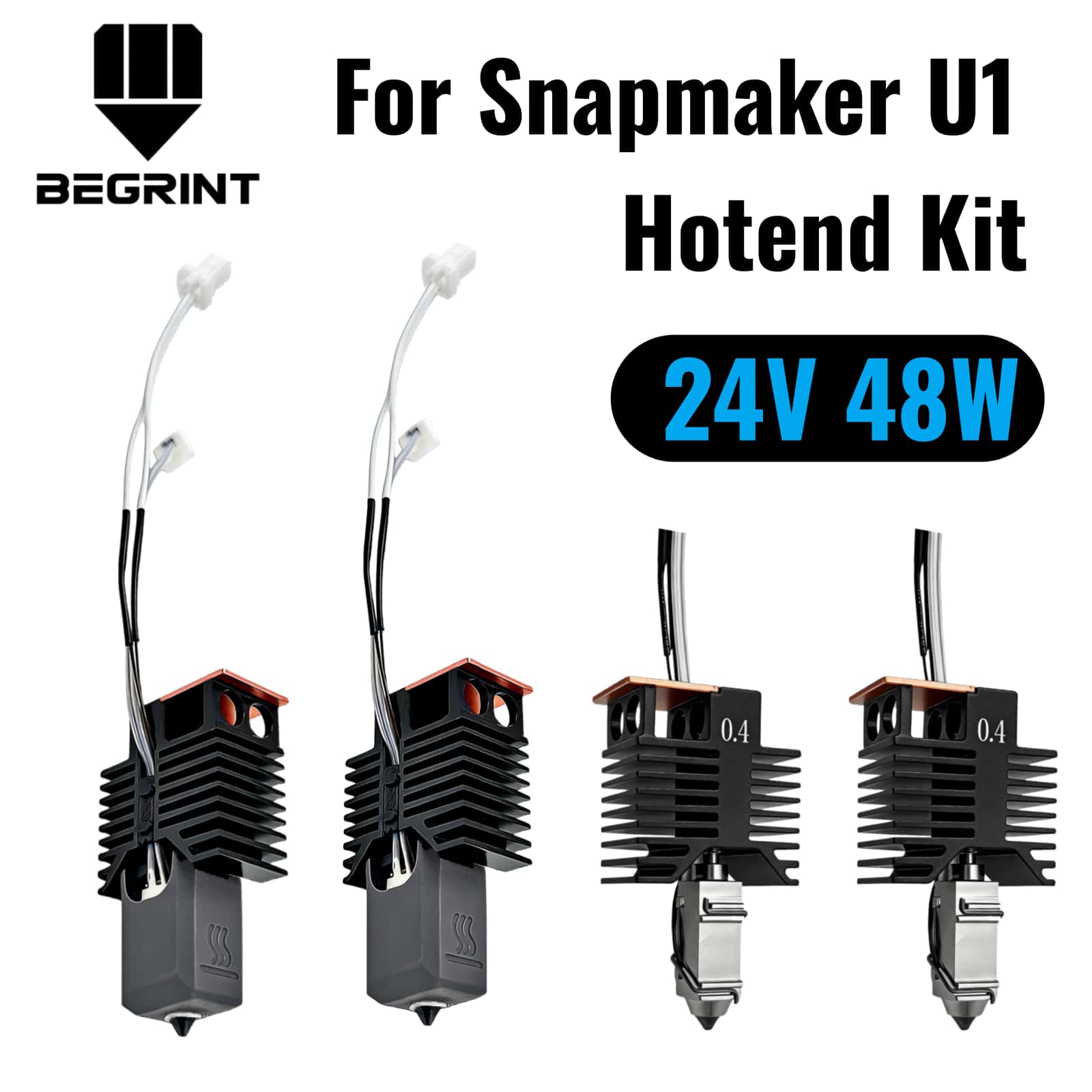 Snapmaker U1 Hotend 24V 48W Ke - High Flow Ceramic Hotend recensie en prijs